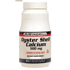  Windmill Oyster Shell Calcium 500mg Health & Personal 