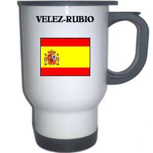  Spain (Espana)   VELEZ RUBIO White Stainless Steel Mug 