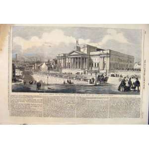  Free Public Library Museum Liverpool Brown Print 1860 