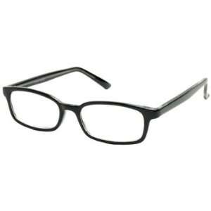   Brookside Black +2.00 Power Reading Glasses