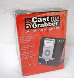 Cast Grabber MP3 iPod Podcast Download Dock Station NEW  