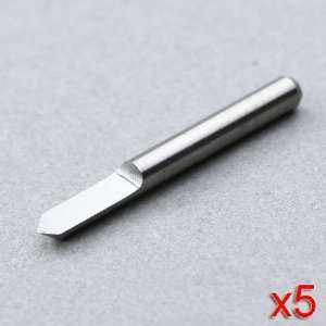  5x Carbide Engraving Bits   90 Degree 0.1mm Diameter 