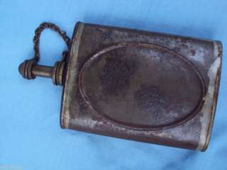 Antique US Army? Military Tin Brass GUN OILER Oil Can  