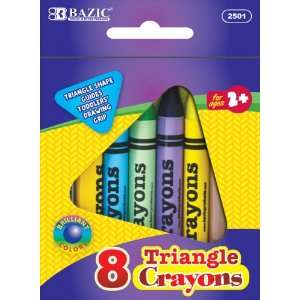   Quality Super Jumbo Triangle Crayon, Case Pack 72: Office Products