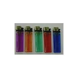  5 Disposable clipper lighters standard size  Mixed Colours 