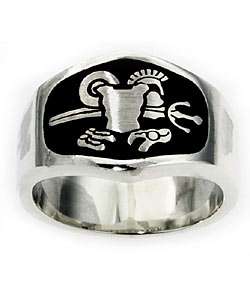 Sterling Silver Armor of God Ring  