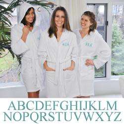 Personalized Plush Hooded Spa Robe  Overstock