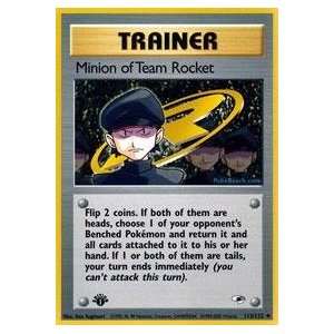  Pokemon   Minion of Team Rocket (113)   Gym Heroes Toys 