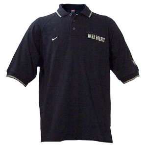 Nike Wake Forest Demon Deacons Power Sweep Polo:  Sports 
