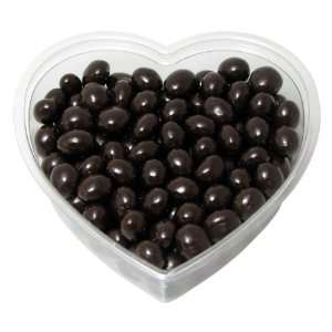   Valentines Day Heart Container of Chocolate Covered Espresso Beans
