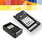   Extended Battery+Back Cover+AC Charger Adapter for Sprint HTC EVO 4G