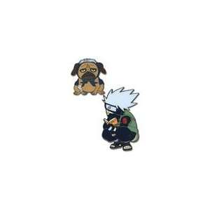  Naruto Pins   Kakashi & Pakkun (Dog) (Set of 2) Toys 
