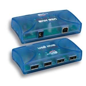  USB 4 Port Hub: Computers & Accessories