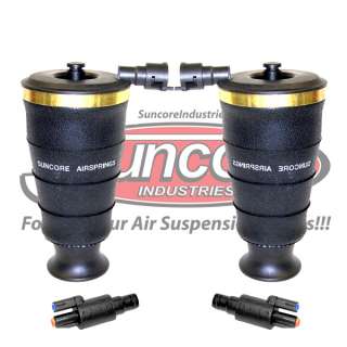 Air Ride Suspension Rear Air Spring Bags & Solenoids Replacement Kit 