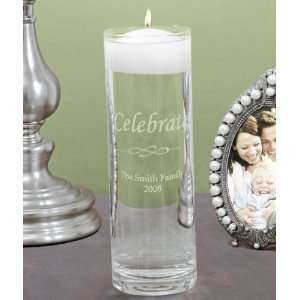    Baby Keepsake: Personalized Celebrate Floating Candle Vase: Baby