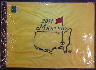 2011 MASTERS Official EMBROIDERED Golf Pin FLAG Sealed  