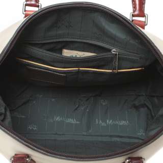 LA MARTINA Borsa Donna Vera Pelle Leather Beige Nuova Moda 2012 Bag 