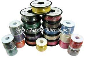 14 AWG Tinned Marine Primary Wire ( 11 Colors ) Starting at 25ft. up 
