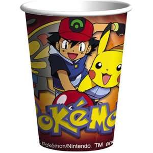  Pokemon Theme Cups   8 Count (9 oz.) Toys & Games