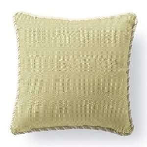  Outdoor Square Pillow in Vibe Green with Cording   17 sq 