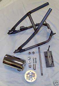 82 03 Sportster Hardtail Kit Pulley, Oil Tank, Bat. Box  