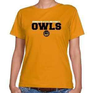  Kennesaw State Owls Ladies Gold University Name Classic 