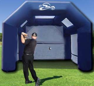 New Drive Zone Inflatable Golf Range 12 X 12 X 10 W Bag  