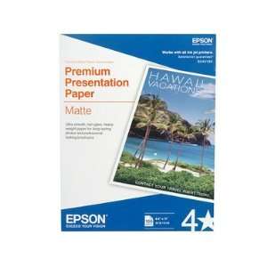  EPSON Premium Glossy Photo Paper 8.5x11 Inch Heavyweight 