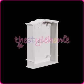 1PC Cute Elegant White Model Kit Furniture Clothes Wardrobe 1:30 w 