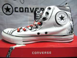 New Converse Dr. Seuss All Star Chuck Taylor White Cat Shoes Sneakers