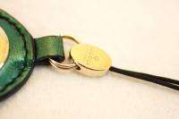 Gucci Leather Green Cell Phone Strap 100% Authentic! #371J2  