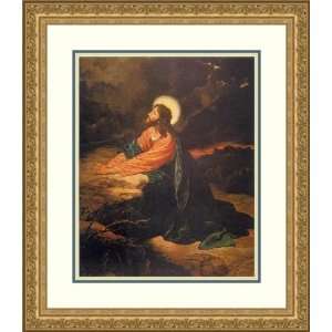  Christ in Gethsemane (After Hoffman) by E. Goodman 