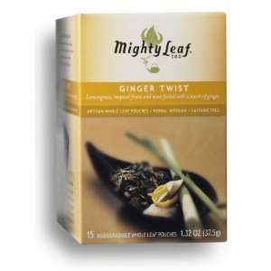 Mighty Leaf Ginger Twist Tea, 1 Lb Loose Leaf Bag:  Grocery 