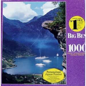  1000pc. Big Ben Puzzle Geiranger, Norway Toys & Games