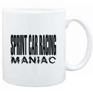    Mug White  MANIAC Sprint Car Racing  Sports: Sports & Outdoors