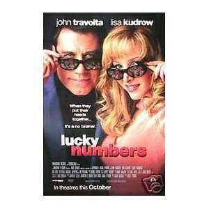  Lucky Numbers Double Sided Original Movie Poster 27x40 