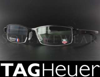 New Tag Heuer 7201 011 52 16 135 Black Eyeglasses  