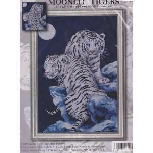  Moonlit Tigers   Cross Stitch Kit Toys & Games