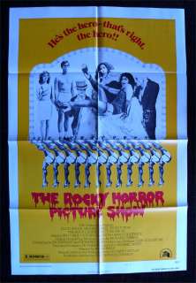 ROCKY HORROR PICTURE SHOW 1SH ORIG MOVIE POSTER STYLE B  