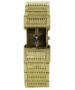 Seiko Tressia Goldtone Stainless Steel Watch  