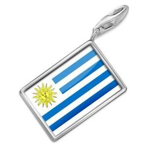  FotoCharms Uruguay Flag   Charm with Lobster Clasp For 