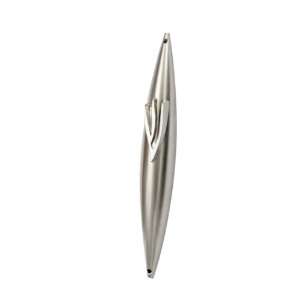  Matte Oval Mezuzah with Shin and Sleek Shape Everything 