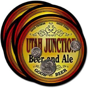  Utah Junction , CO Beer & Ale Coasters   4pk Everything 