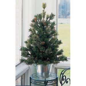   Pre Lit Potted Artificial Christmas Trees 2.5 #H89082