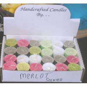  Box of 24 Tapered Votive Candles, Scented or Not