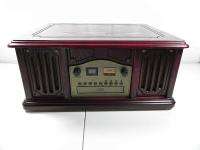 Leetac TAP 807 Nostaligia Wooden Music Center Turntable CD Player AM 
