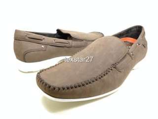 Mens Brown D ALDO Driving Moccasins Styled In Italy Plain Casual 