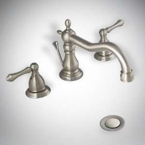   Bathroom Sink Faucet Brushed Nickel with Popup Drain Included Home