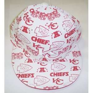 Kansas City Chiefs Multi Logo Flat Bill Reebok Hat Size 7:  
