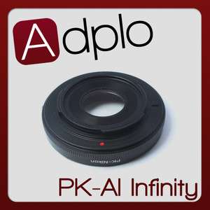 Pentax PK K lens to Nikon F camera adapter D700 D300S D90 D3 D5100 